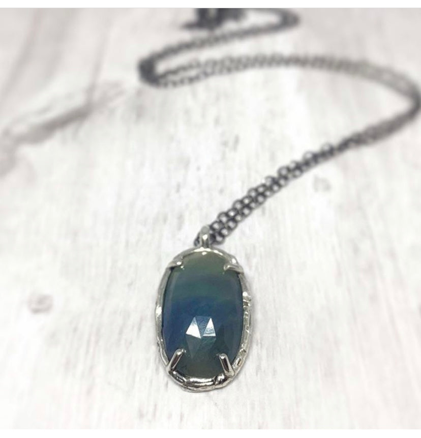 Sapphire Branch Necklace