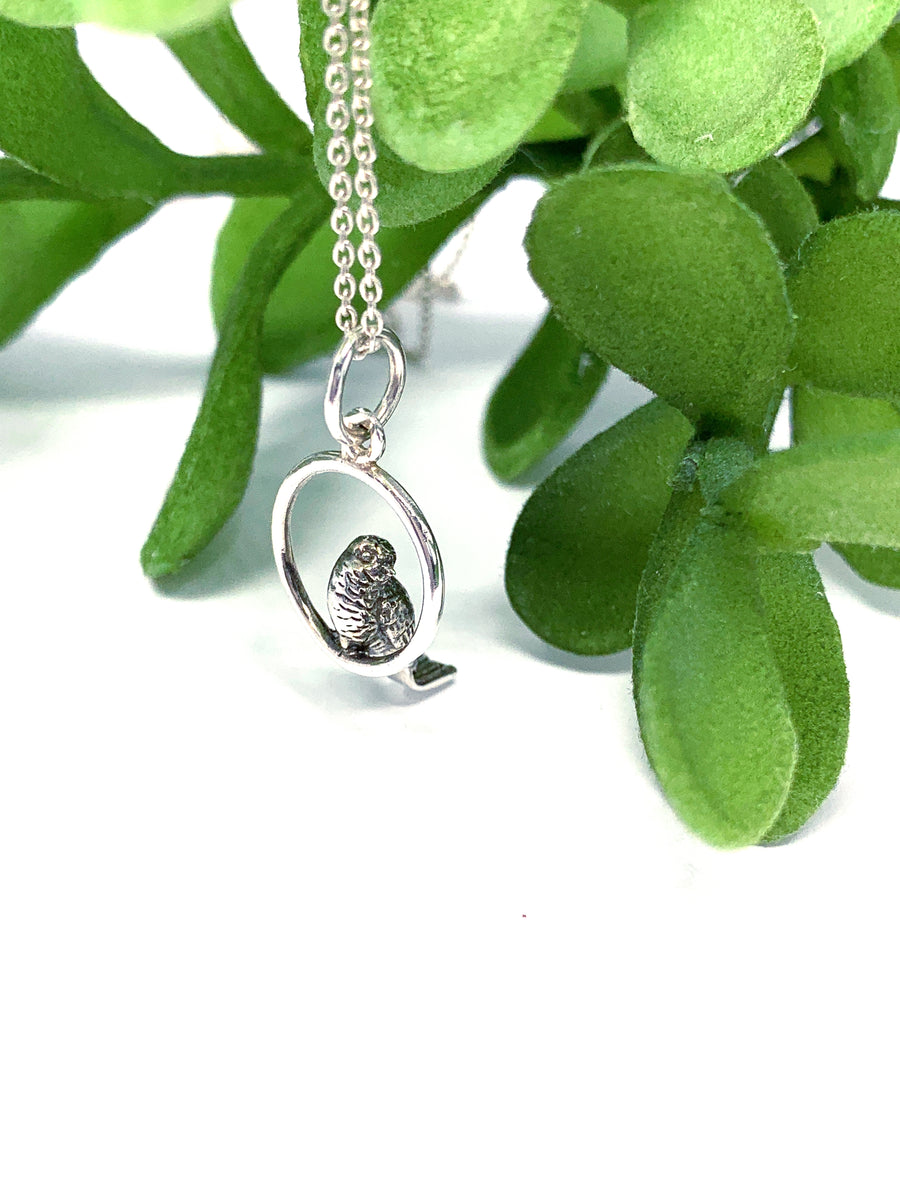 Bird on a Wire Necklace